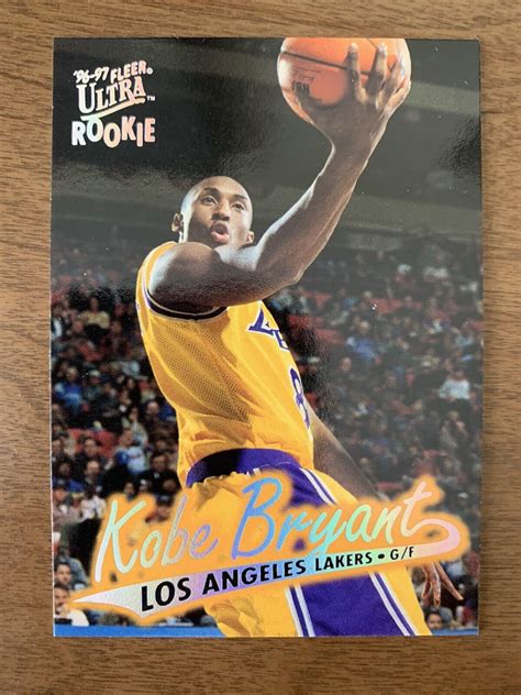 Kobe bryant fleer rookie card - 2023-05-29. 1996 Topps 50th Anniversary KOBE BRYANT ROOKIE #138 VARIATION🔥RARE SSP RC🔥 #X [eBay] $255.00. Report It. 2023-05-28. KOBE BRYANT ROOKIE CARD 1996 TOPPS LOS ANGELES LAKERS NBA RC #138 HOF (SEE PICS) #138 [eBay] $58.00. Report It.